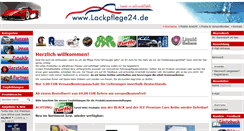Desktop Screenshot of lackpflege24.de